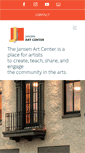 Mobile Screenshot of jansenartcenter.org